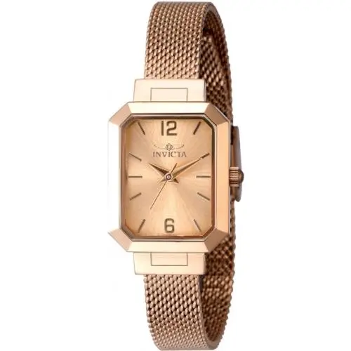 Angel Quartz Rose Gold Dial Ladies Watch 48153 by Invicta