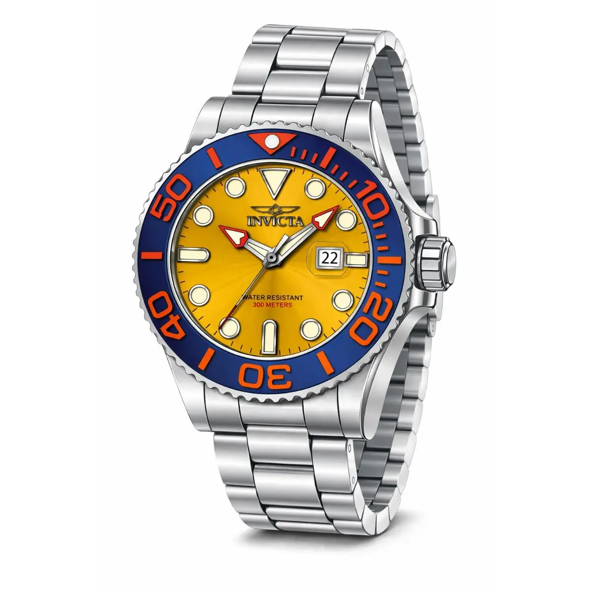 Invicta Grand Diver Color Fusion Men`s 52mm Quartz Watch 300m WR 49149