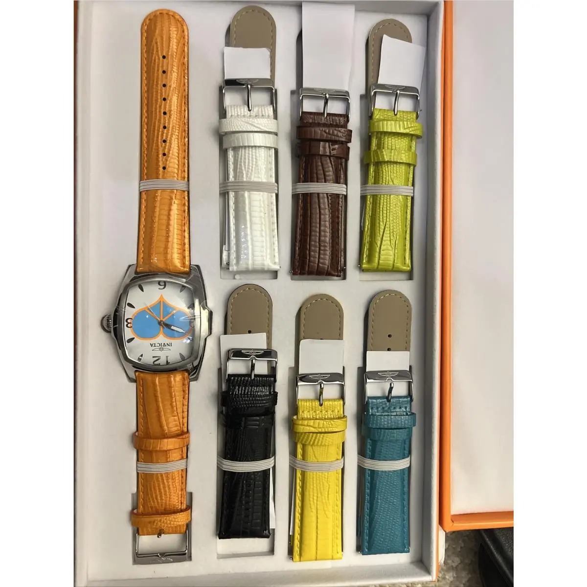 Invicta 19840 Baby Lupah Peace and Love Leather Strap Womens Watch Set