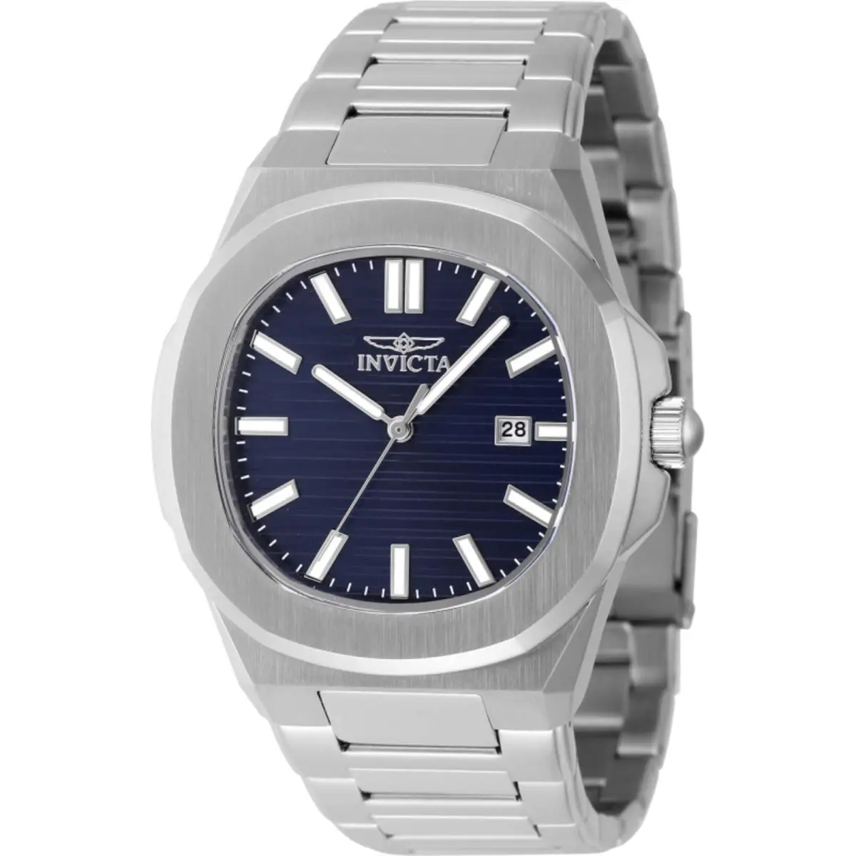 Invicta Men`s Watch Speedway Blue Dial Silver Stainless Steel Bracelet 48320