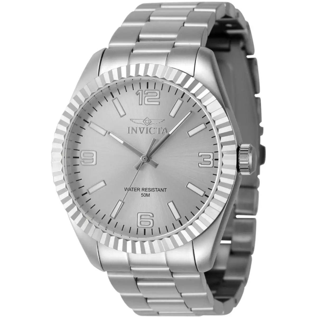 Invicta Men`s Watch Specialty Quartz Silver Tone Stainless Steel Bracelet 47449