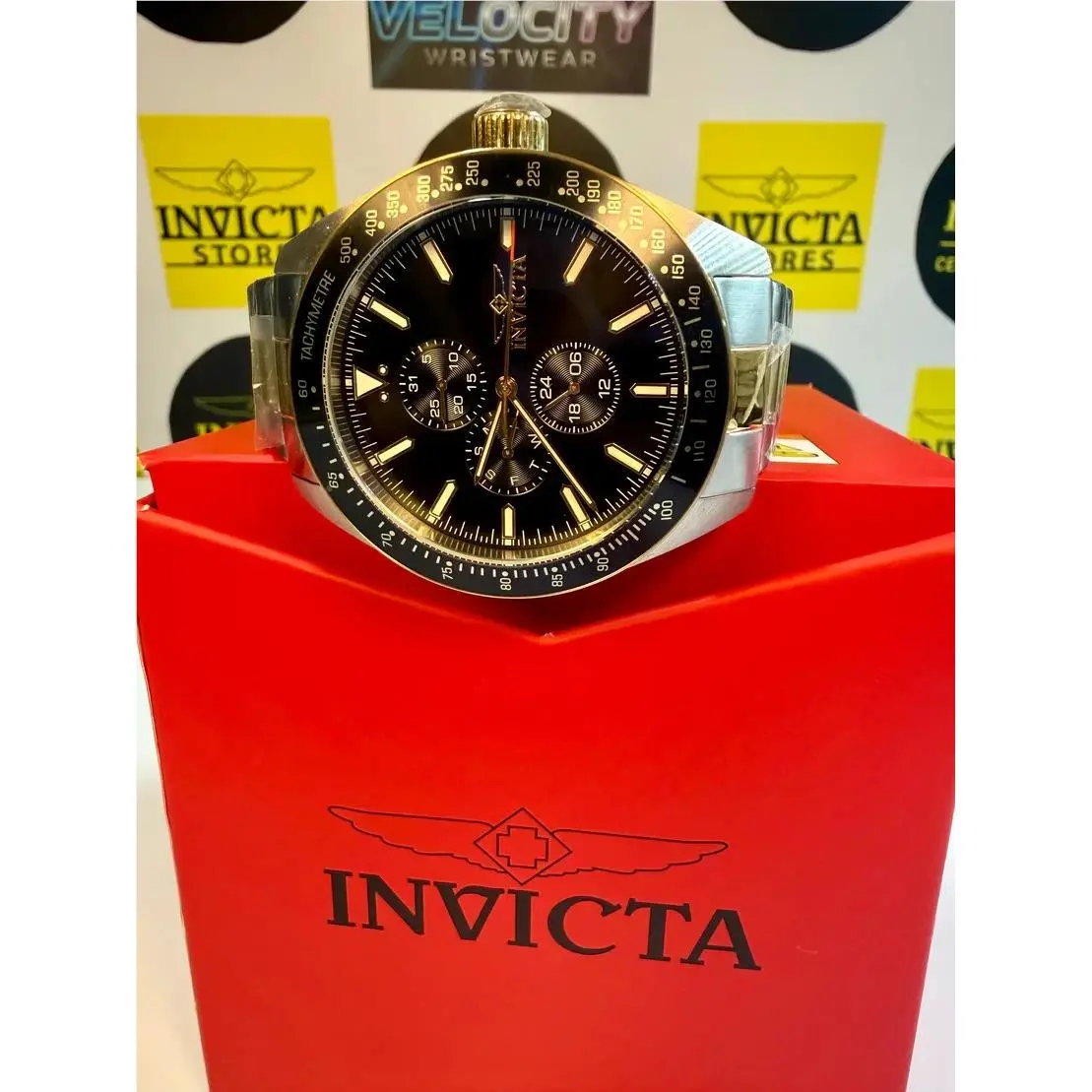 Invicta Aviator 38969 45mm Quartz Chronograph – Verified 24-Year Seller –