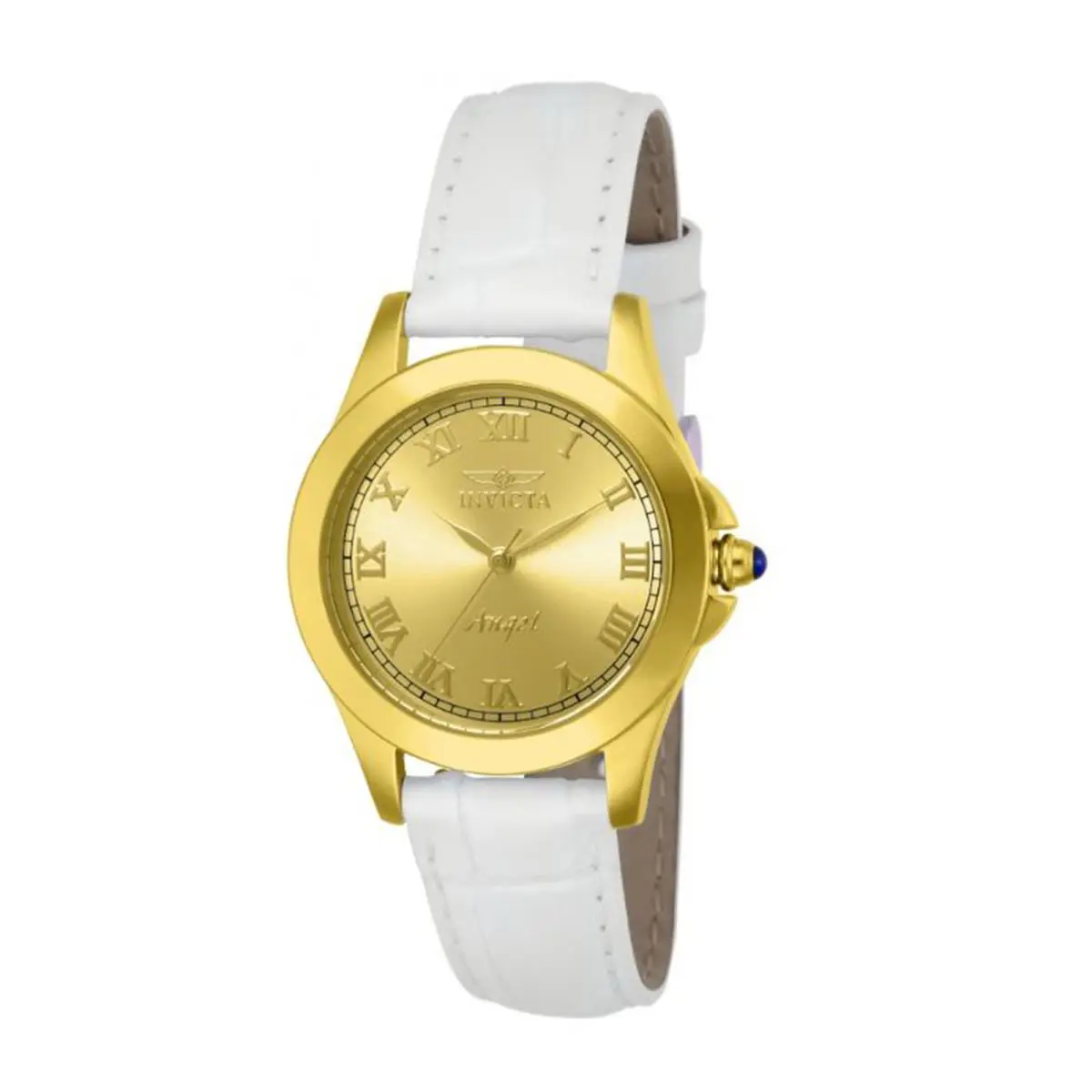 Invicta Women`s 14805 Angel 18k Gold Ion-plated Watch with Interchangeable Lea