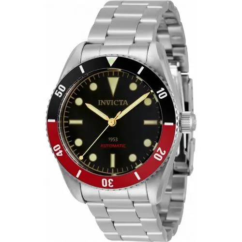 Invicta 40MM Men`s Homage1953 Pro Diver Automatic Coke Bezel Black Dial SS Watch