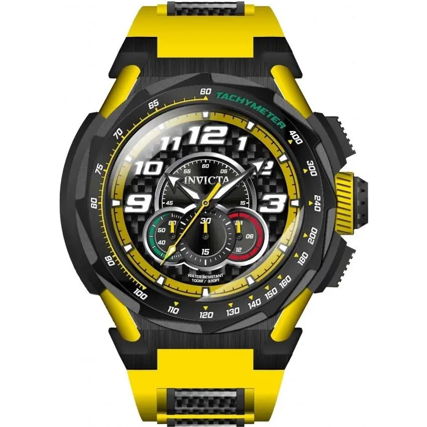 Invicta 43799 S1 Rally JM Correa Ltd Black Carbon Fiber Chronograph 50.5MM