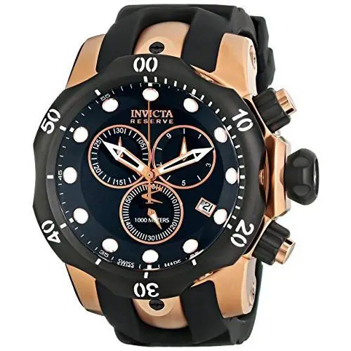 Invicta 5733 Men`s Reserve Chronograph Subaqua Venom Rose Gold Tone Watch
