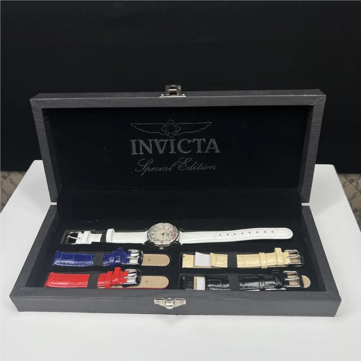 Invicta 12641 Wildflower Watch Quartz Mother Of Pearl Extra Bands
