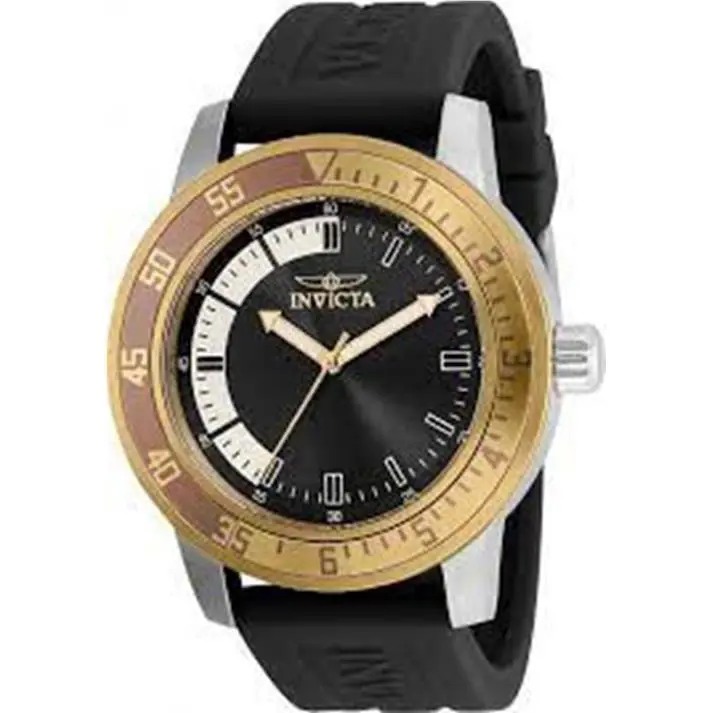 Invicta Specialty Men`s 35680 45mm Stainless Steel Case Silicone Band Watch