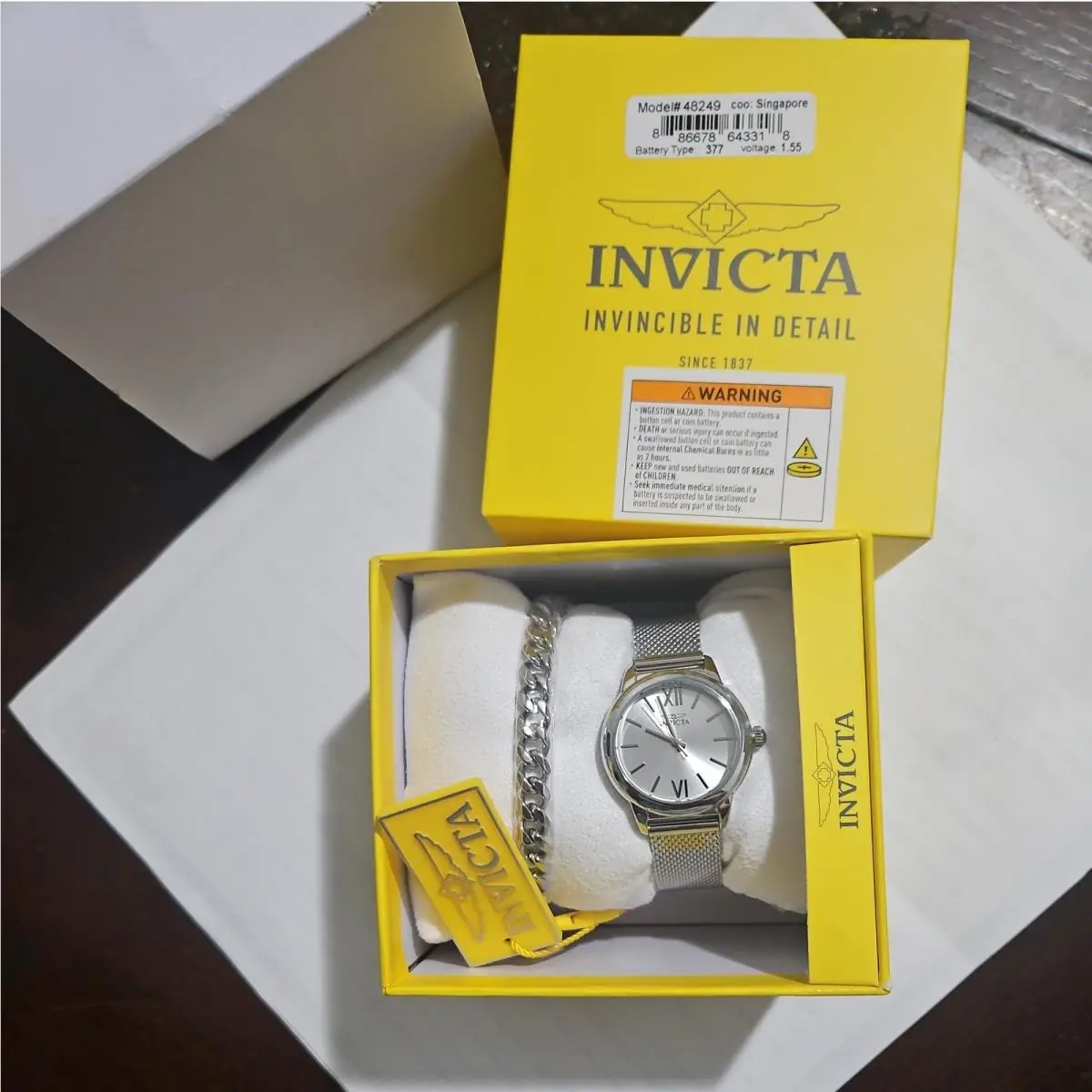 Angel Lady 30 Stainless Steel 48249 Silver Set by Invicta