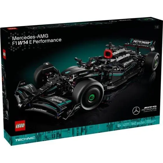 Lego Technic Mercedes-amg F1 W14 E Performance Race Car Building Set 42171