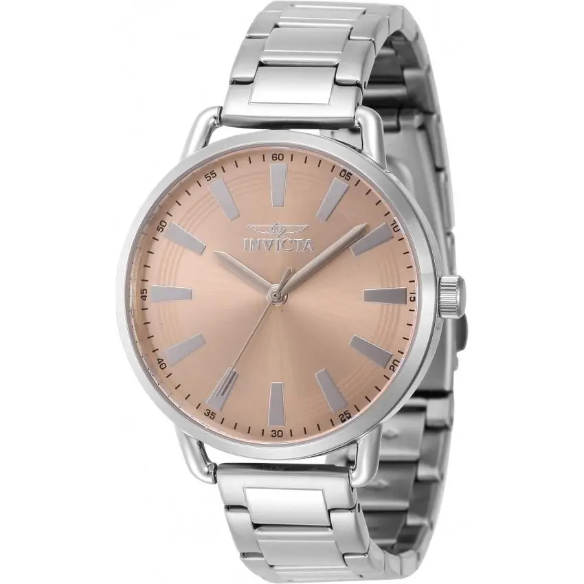 Wildflower Quartz Light Pink Dial Ladies Watch 46329 by Invicta