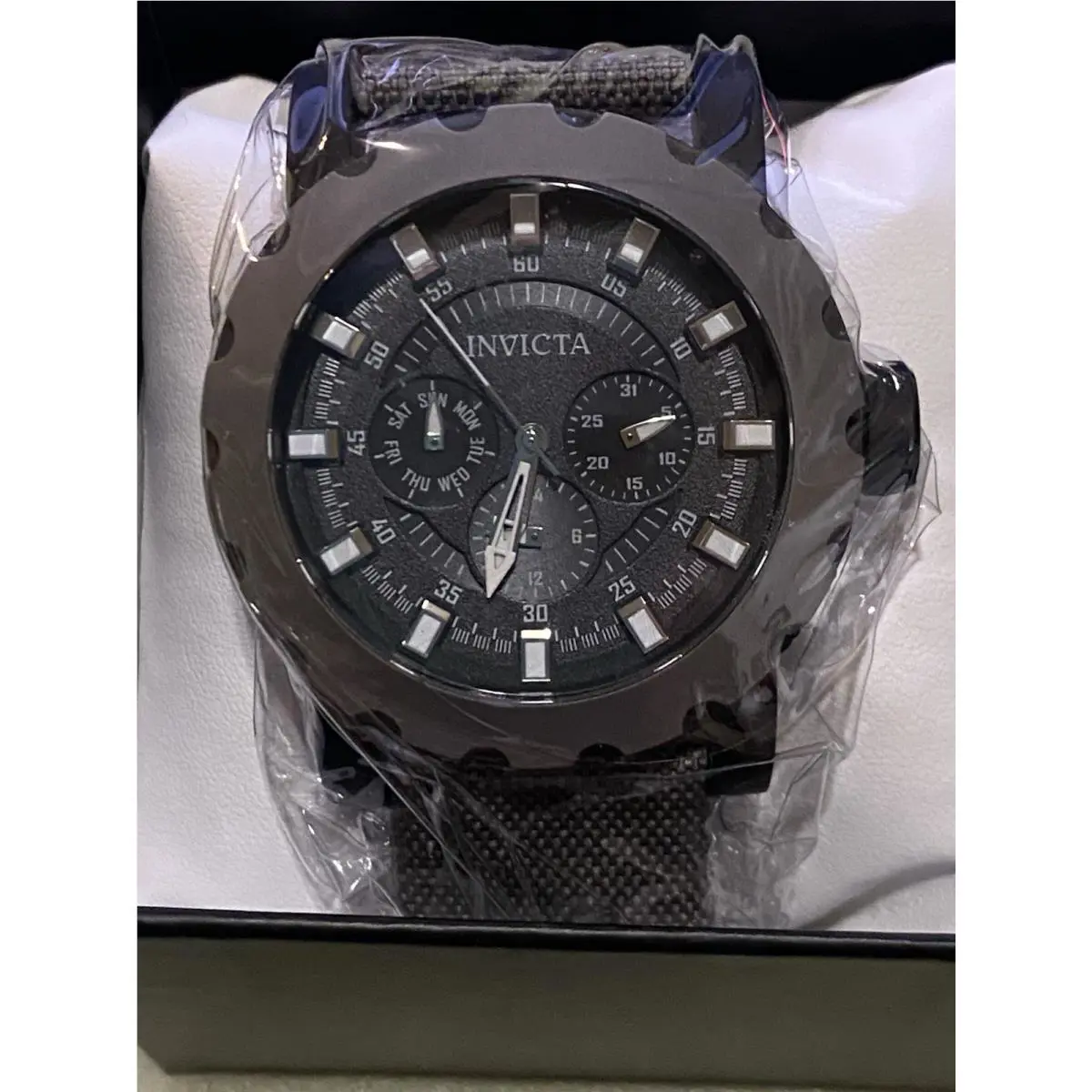 Invicta 47588 I-force Commando Stealth Gray Chronograph Men`s Quartz Watch