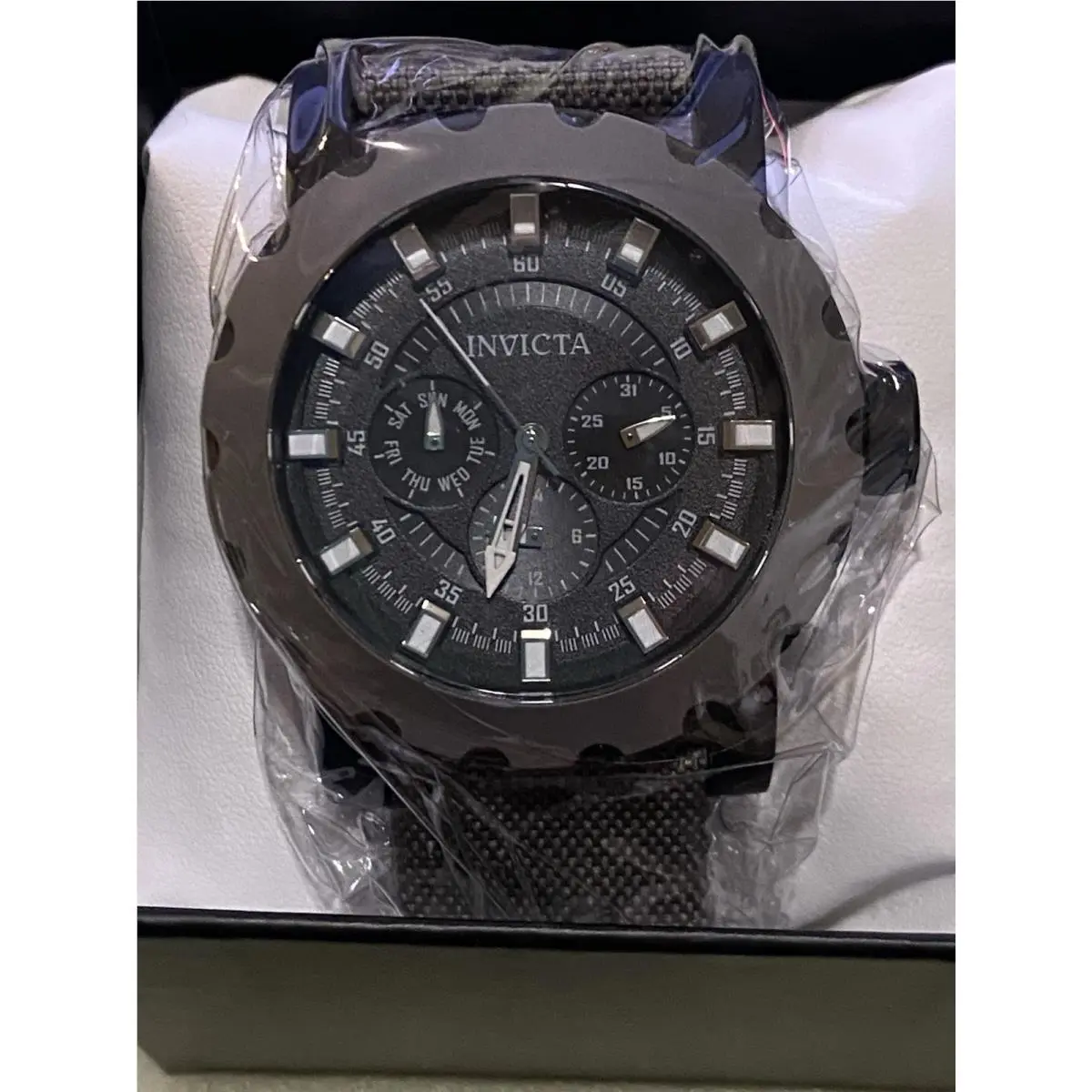 Invicta 47588 I-force Commando Stealth Gray Chronograph Men`s Quartz Watch