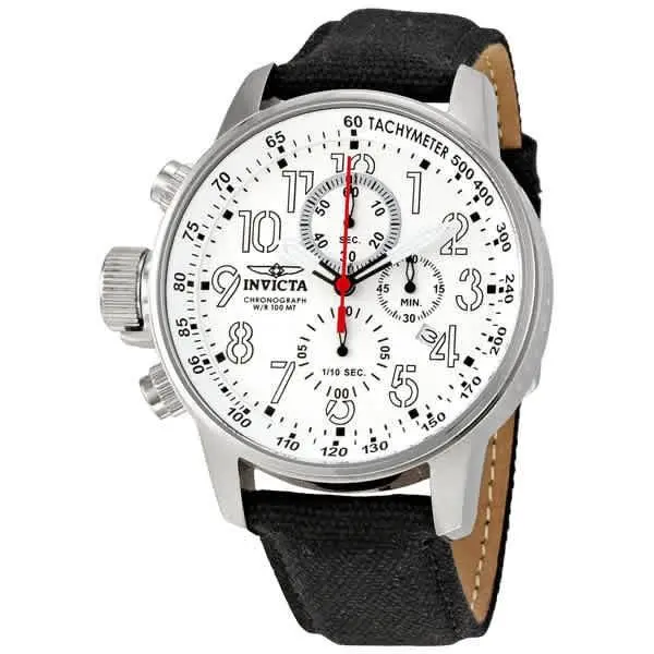 Lefty Force Chronograph White Dial Men`s Watch 1514 by Invicta