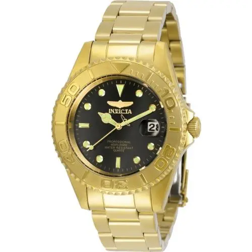 Invicta Men`s 29939 Pro Diver Quartz 3 Hand Black Dial Watch