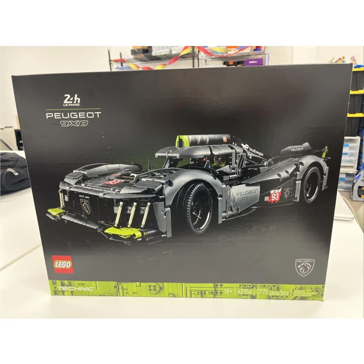 Lego Technic Peugeot 9X8 24H Le Mans Hybrid Hypercar 42156 US