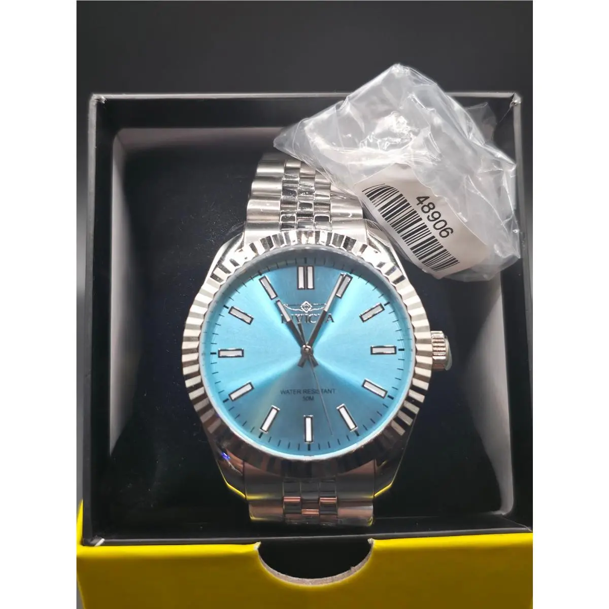 Invicta Specialty Oxford 48906 Men`s 43mm Quartz Blue Dial Steel Watch