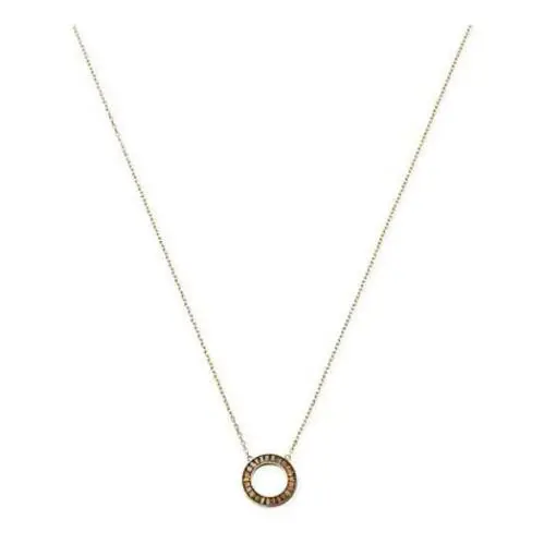 Michael Kors Goldtone Colorado Baguette Ring Pendant Necklace MKJ3699710