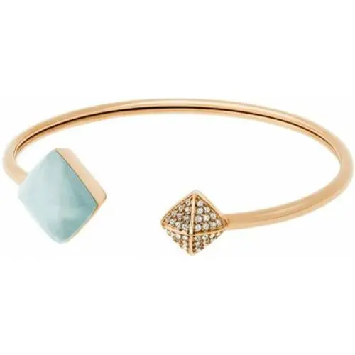 Michael Kors MKJ5224710 Mint Green Crystal Pyramid Bangle Bracelet