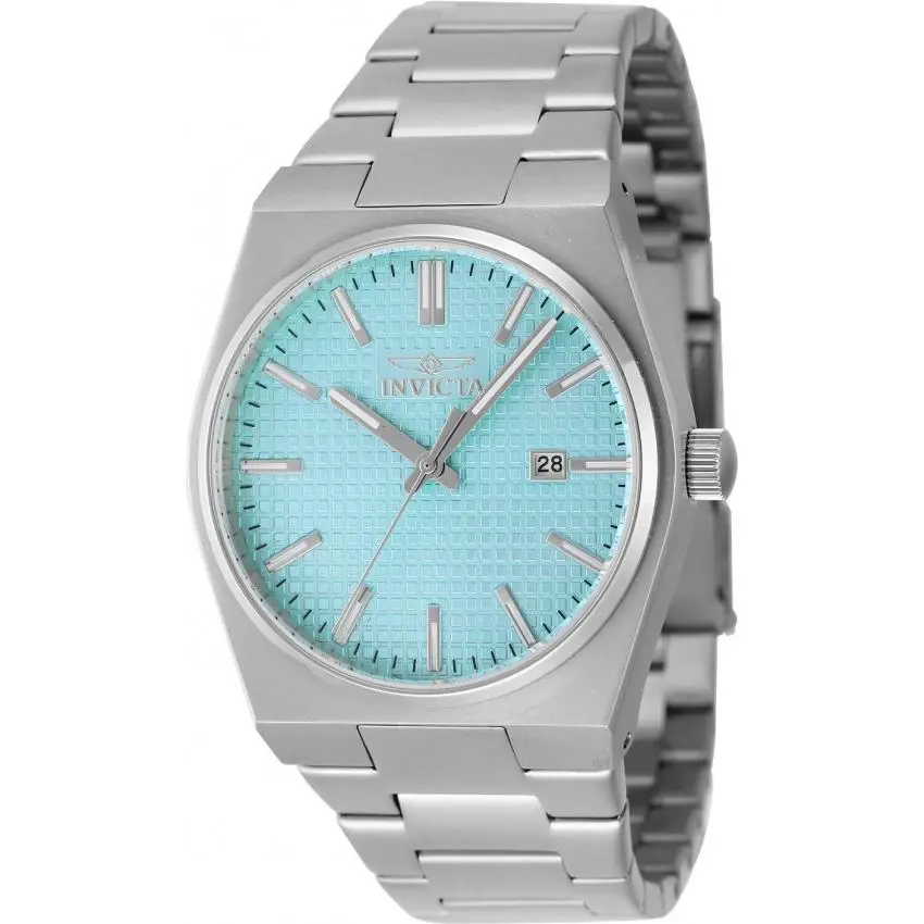 Speedway Zager Exclusive Quartz Light Blue Dial Men`s Watch 48394 by Invicta