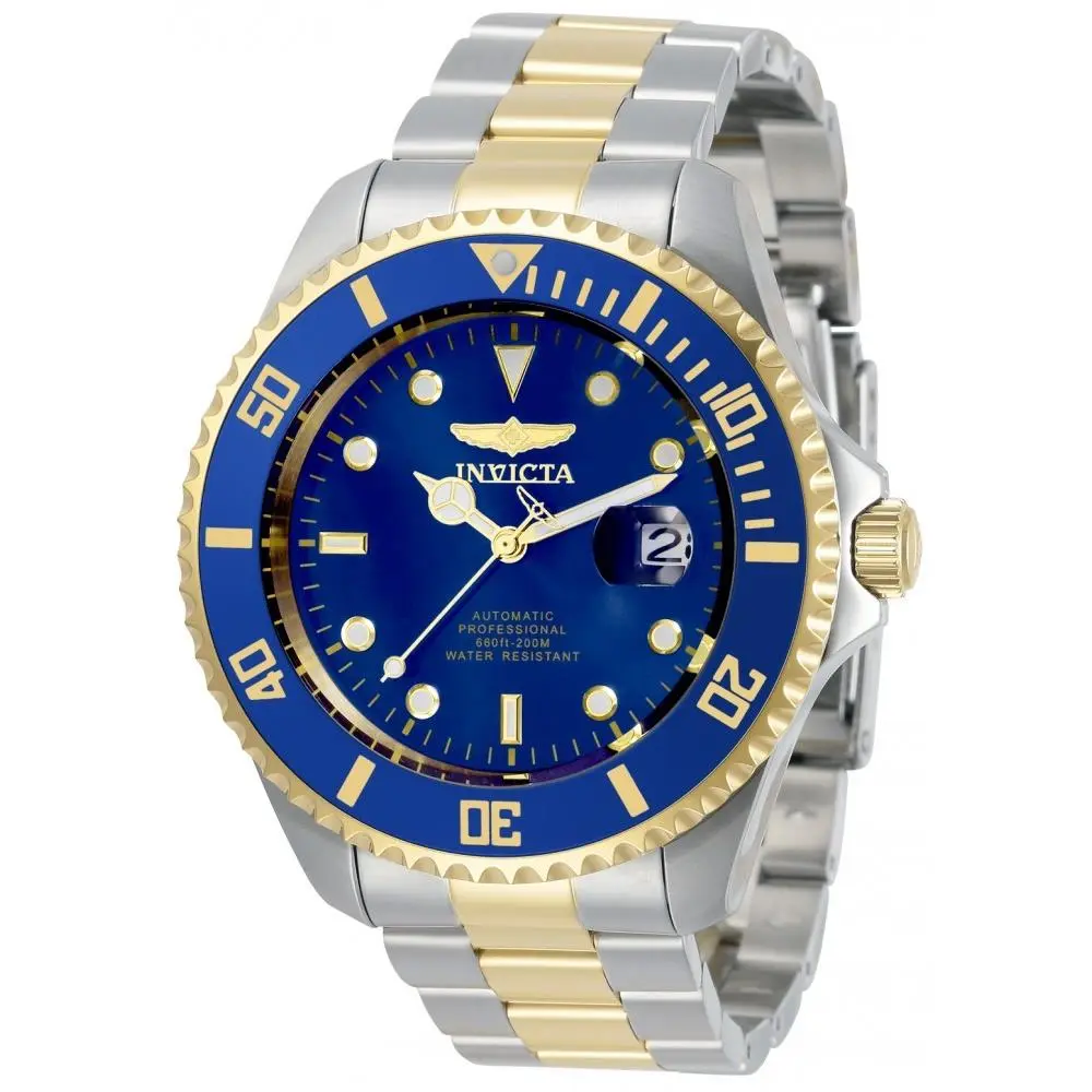 Invicta Men`s 34042 Pro Diver Automatic 3 Hand Blue Dial Watch
