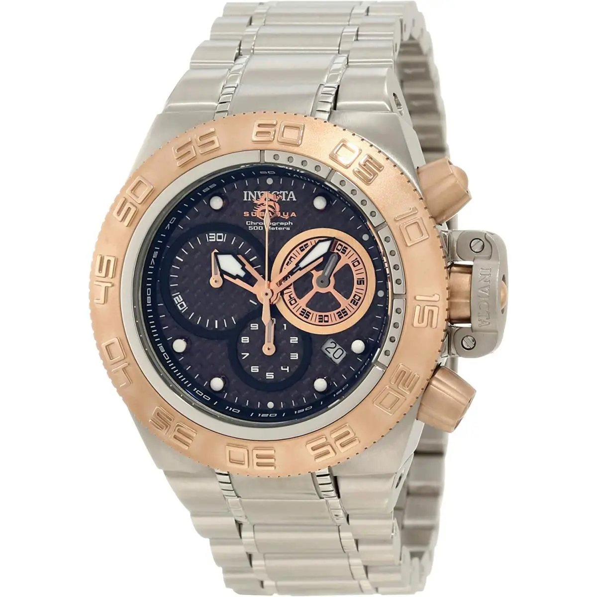 Invicta 10151 Subaqua Noma IV Chronograph Black Dial Men`s Watch - Aqua, Black