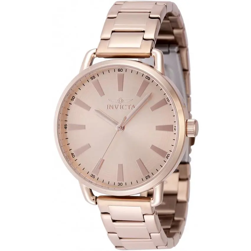 Wildflower Quartz Rose Gold Dial Ladies Watch 48330 by Invicta