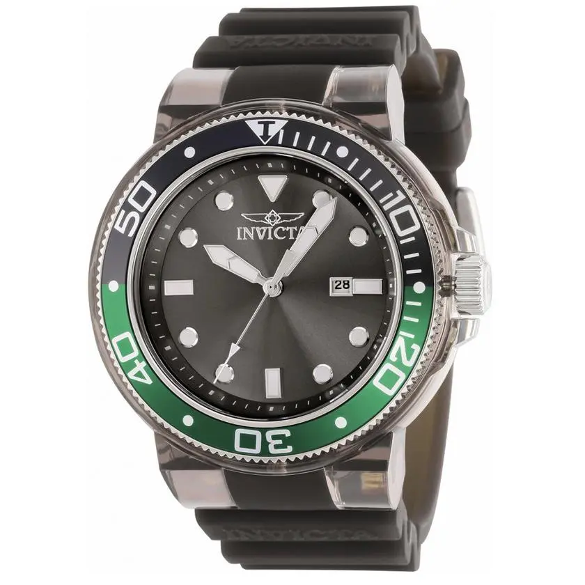 Pro Diver 38886 Men’s Watch 51.5mm Black Green Steel Quartz by Invicta