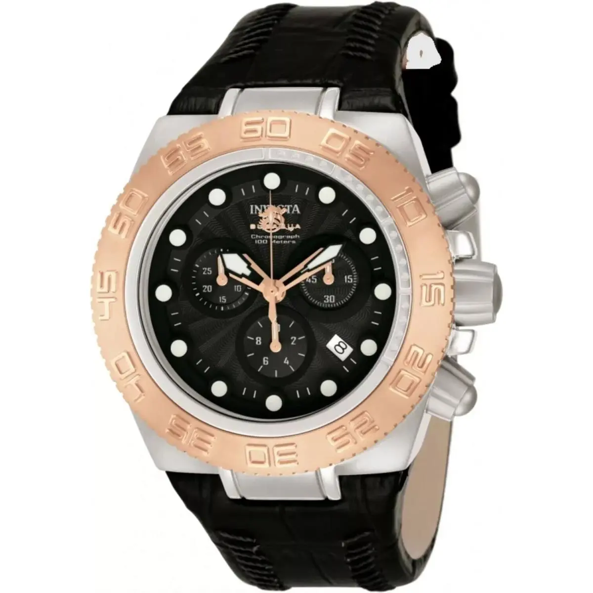 Invicta 10850 Men`s Subaqua Sport Chronograph Black Carbon Fiber Dial Watch