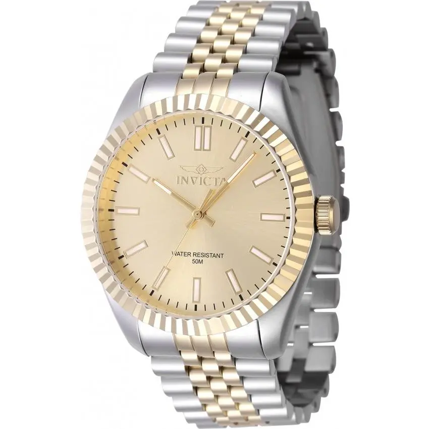 Invicta Specialty Quartz Gold Dial Men`s Watch 47487