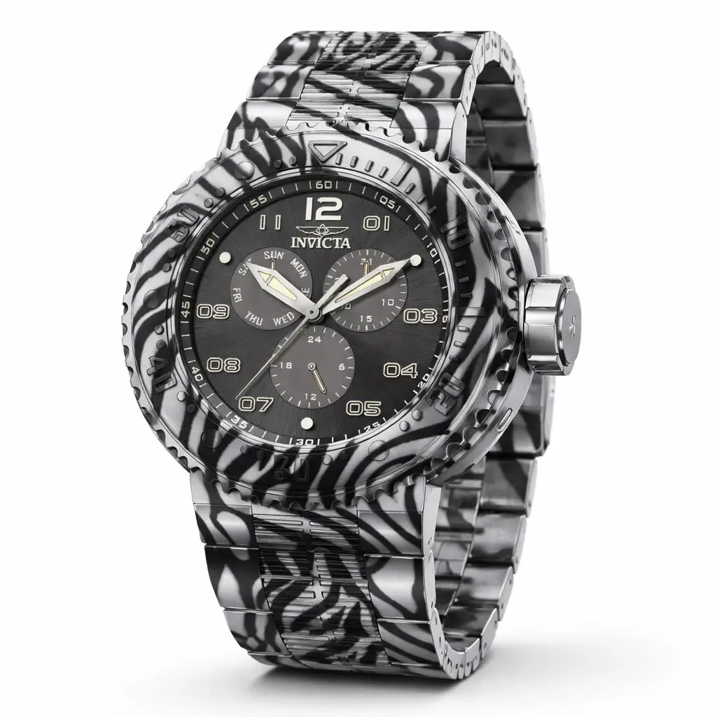 Invicta 50207 Pro Diver Neoart Flux 52mm Men`s Watch Quartz Black Dial