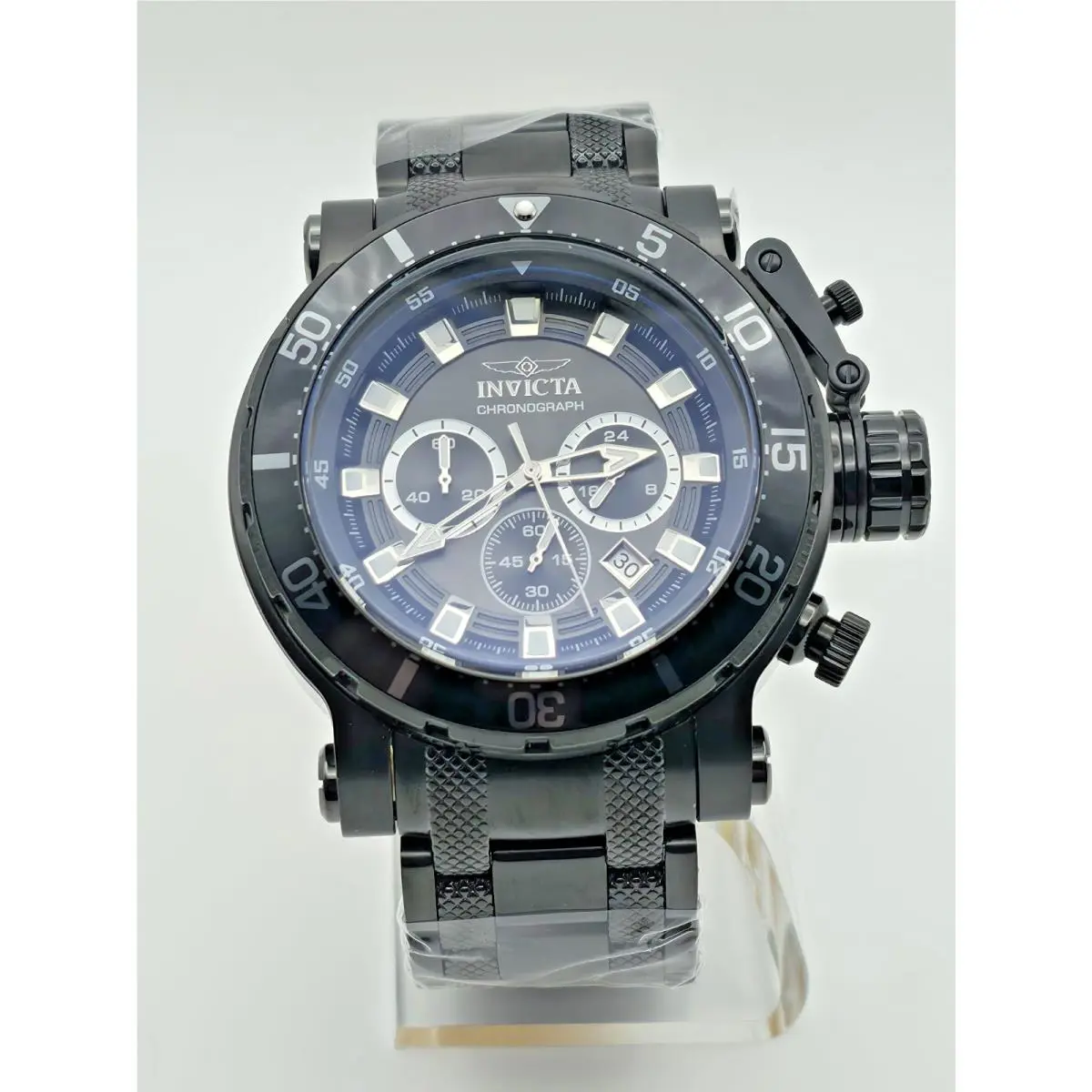 Invicta Coalition Forces Hawk Men’s Watch-52mm Black 32727 - Dial: Black, Band: Black, Bezel: Black