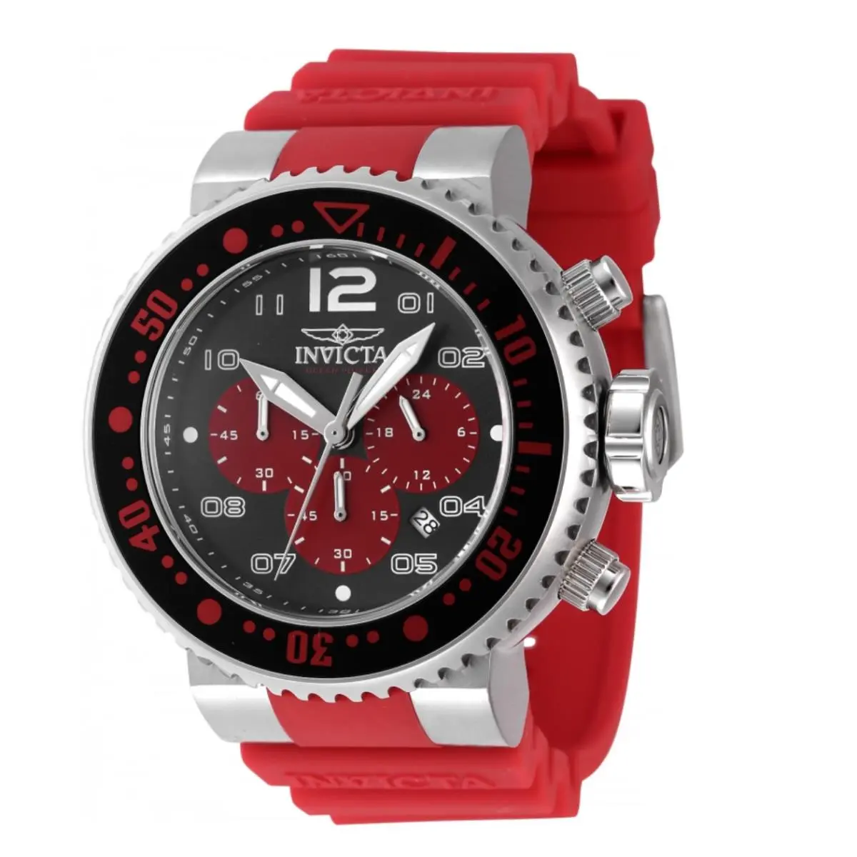 Invicta Pro Diver Ocean Voyage Men`s 52mm Crimson Shadow Chronograph Watch 47194