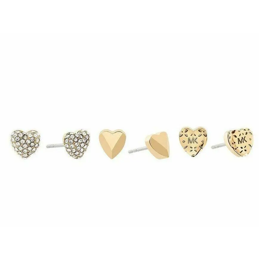 Michael Kors Jewellery MKJ7021710 Gold Tone 3-Set Pierced 8807