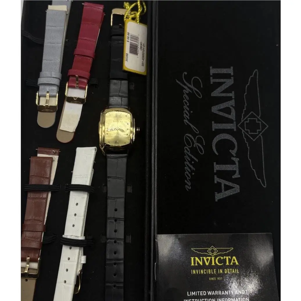 Msrp-invicta Lupah Special Edition Women Watch with 5 Interchangeable Bands