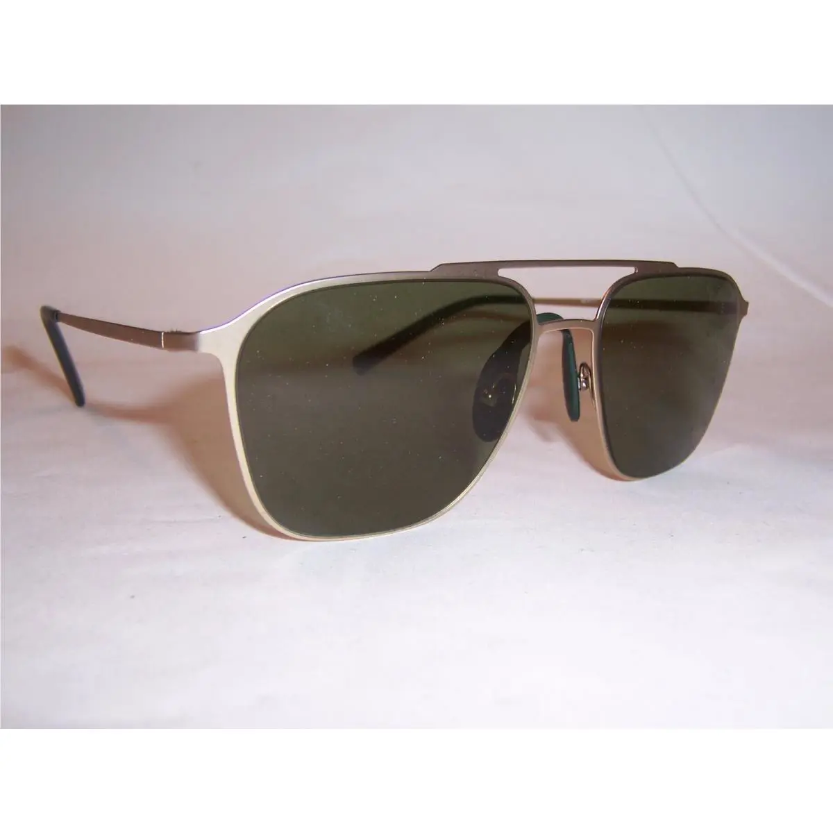 Giorgio Armani Sunglasses AR6110 30022A Pale Gold/green 58MM 6110