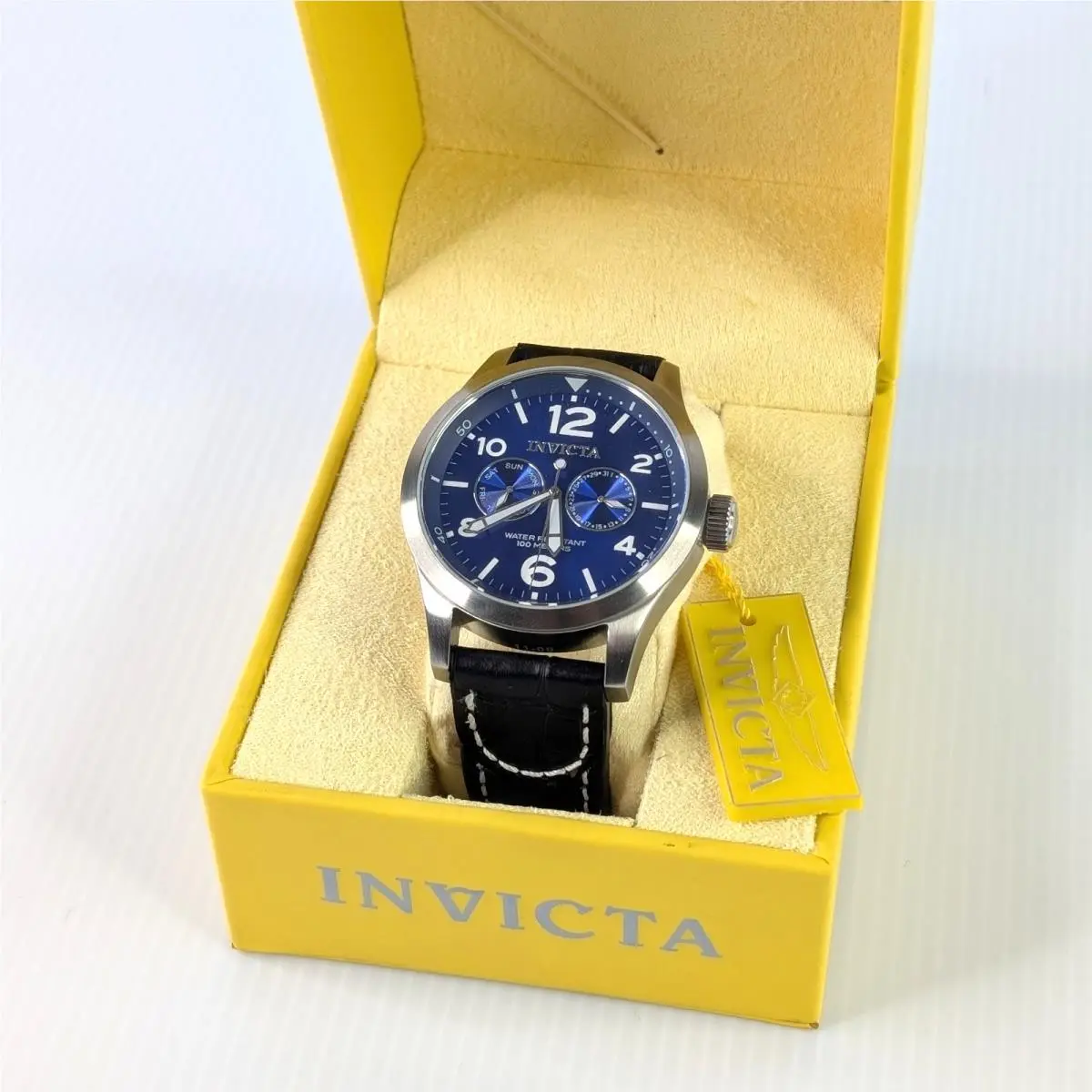 Men`s Invicta Watch I Force Blue Big 48mm Model 10490 - Blue