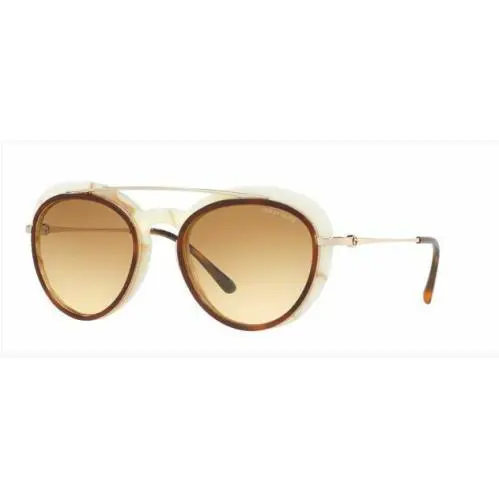 Giorgio Armani Sunglasses AR6055 3013/2L Gold Havana Frames Brown Lens 54MM