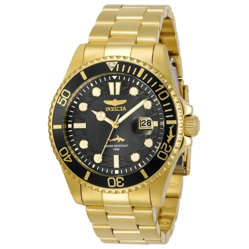 Invicta 30026 Pro Diver Men`s Watch Stainless Steel Gold Tone