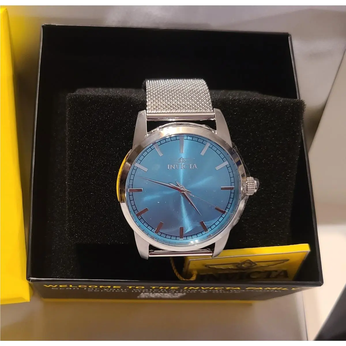 Invicta Celestial Silver Men`s Watch Blue Dial 43MM 48508
