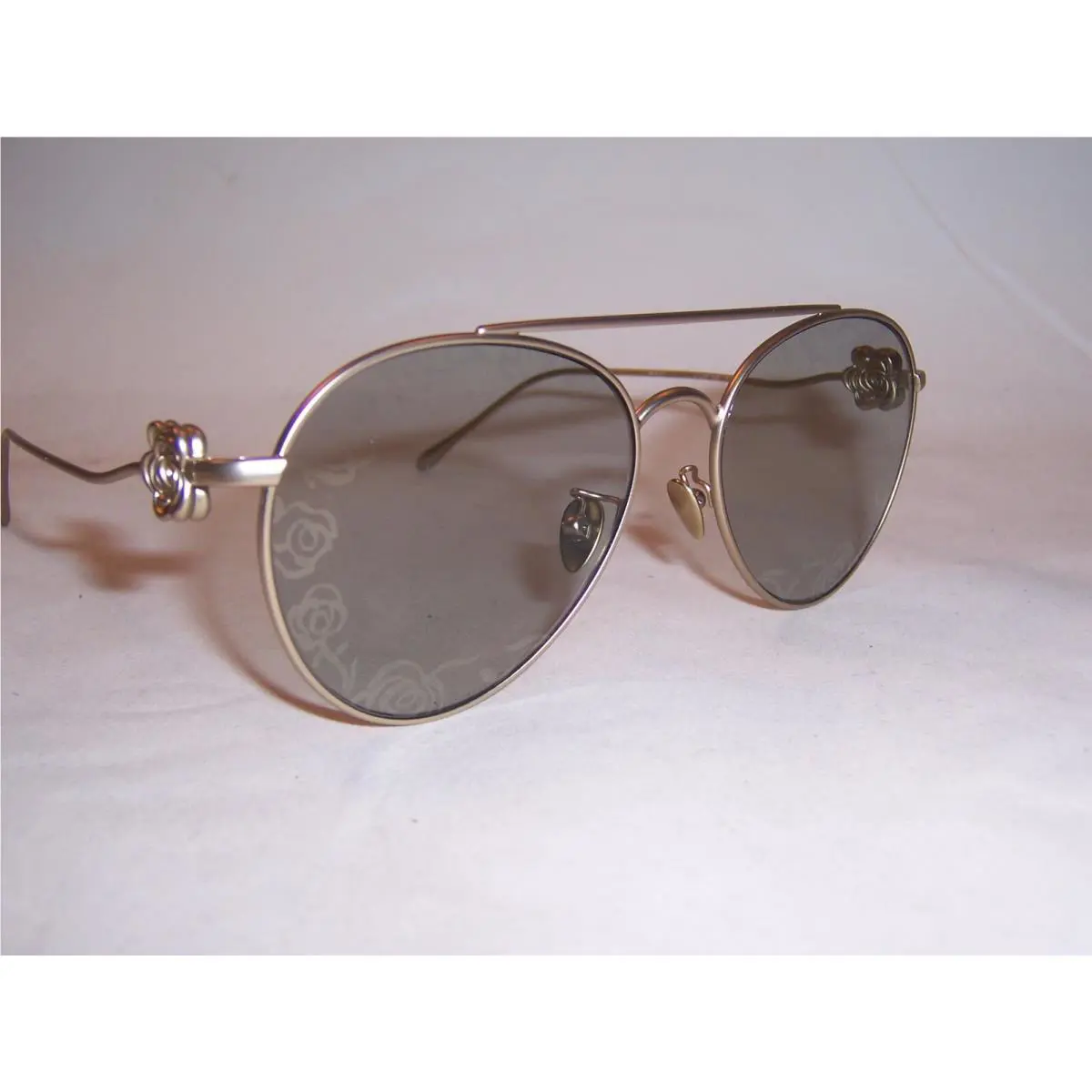 Giorgio Armani Sunglasses AR 6167 3002AL Pale/grey Tampo Flower 57MM