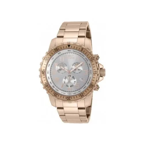 Invicta Men`s 11368 Specialty Quartz Chronograph Silver Dial Watch