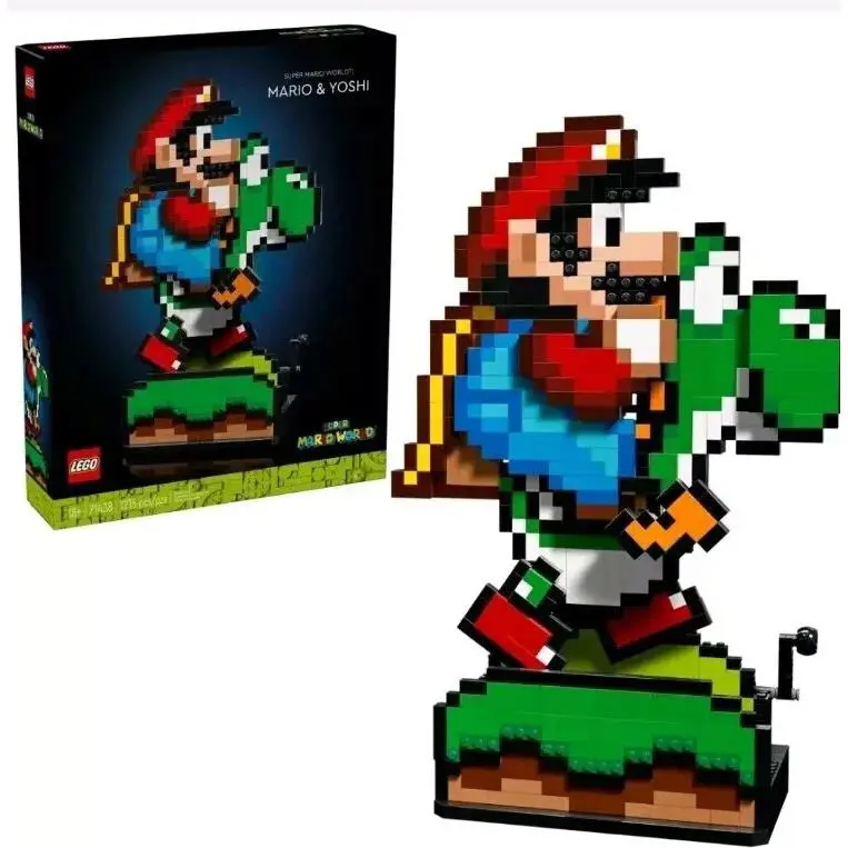 Lego 71438 Super Mario World: Mario Yoshi Nintendo Set Ship in Extra Box IN Hand