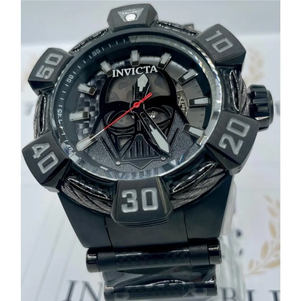 Invicta Star Wars Darth Vader Automatic Men`s Watch 52mm 40978 Limited to 1 977