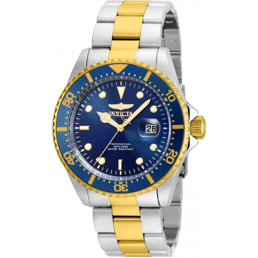 Pro Diver Blue Dial Two-tone Men`s Watch 22058 by Invicta