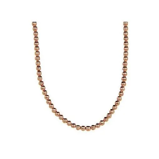 Michael Kors Polished Rose Gold Tone Multi Beads Necklace+logo MKJ2203