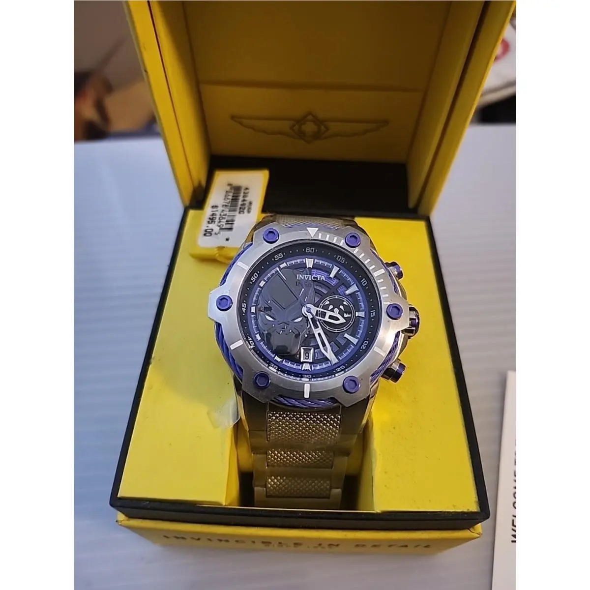 Invicta Marvel Black Panther Men`s Watch - 51.5mm Steel 43849