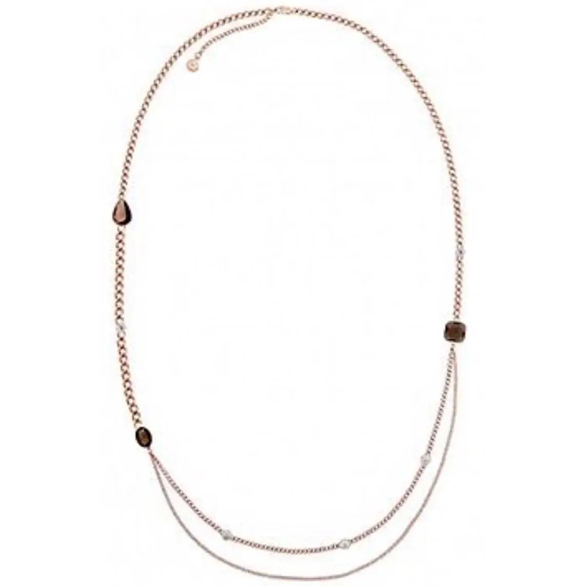 Michael Kors Rose Gold Tone Urban Rush Pendant Necklace MKJ5827791