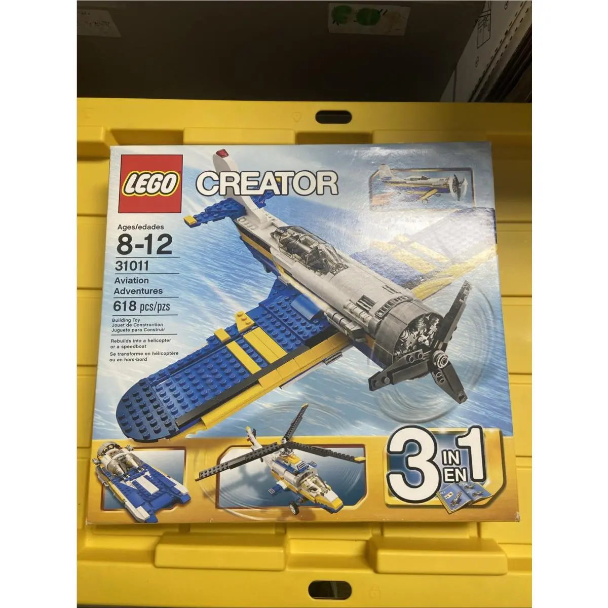Lego 31011 Creator Aviation Adventures 618 Pcs Ages 8-12