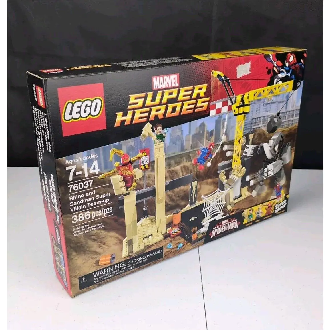 Lego Marvel Ultimate Spiderman 76037 Rhino and Sandman Super Villian Team-up